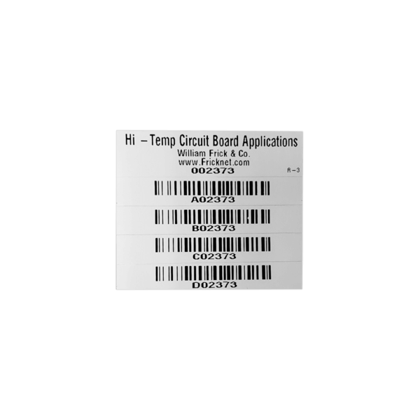 High Temperature Polyimide Labels Trident Solutions