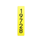 Sequentially Numbered Engraved Pole Tag SKU # ENGSEQ60